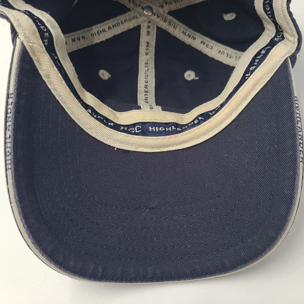 Highlander‎ Golf Club Hat Adjustable Blue Page & Tuttle Course Wenatchee WA Men